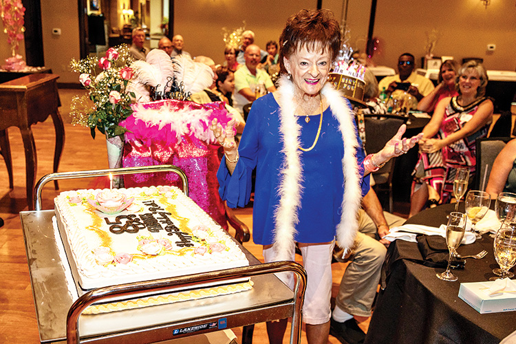 Ruth McDermott celebrates her 85th birthday.
