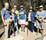 Left to right: Bob Wendland, Kathy Follett, Carol Hansen, Marci Yenerich, Bonnie Smith and Peter Prairie