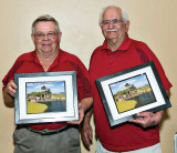 Quail Creek resident Roy Barnes and his partner Art Warner from Sun City win the Harry Varden Flight at the recent Men’s Golf Association Member/Guest Invitational Tournament.