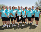 Left to right: Diane Averill, Joan Heinz, Tommy Reid, Patti Zatkin, Betty Barnes, Sally Abbott, Diane Hernandez, Cheri Sipe, Lee Schmidt, Freda Hyles, Jan Topolski and Bonnie Smith.