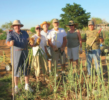 Left to right: George Stone, Anne Waisman, George Mathes, Steve Teichner, Vicki Sullivan and Dennis Allen