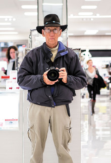 First Place: Ken Haley - Mirror Self-Portrait