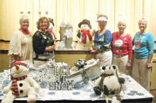 The committee, left to right: Carolyn McBride, Laura Colbert, Linda Brackett, Carmen Smith and Joann Salazar