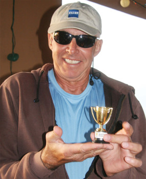 A trophy for Rich Pokorski