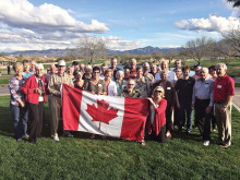 Over 30 members of The Canadian Club at Quail Creek recently held and enthusiastically enjoyed their second Happy Hour Meet and Greet on the Patio of the Grill in late February.