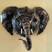 Carol Signore’s elephant gourd mask