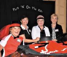 President Sharon Paxson, Wanda Martin, Sue Gunter and Patti Ackerman