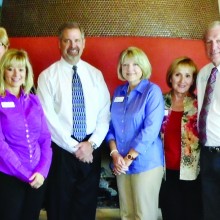 From right to left: Paul Culver, Mary Fix, Kimberly Nichols, J.R. Brannon, Shirley Hallett and Ann Lessard.