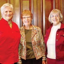 Quail Creek’s X-traordinary X-tra Ladies (from left): Dianne Thomson, Peggy McGee and Margaret Blumberg.