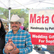 Internationally acclaimed potters Norma Hernandez and Jera Tena
