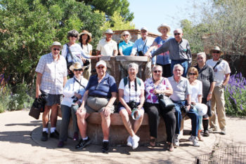 Mike Turner: PCQC members posed at the La Fuente fountain.