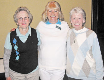 D Flight winners Joann Salazar, Sharon Paxson, Carol Jackson