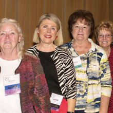 New Board members Nancy Jacobs, Kathy Alves, Pam Rodgers and Judy Collins attended the January presentation.