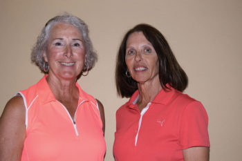 Flight 2 Low Net winners Chris Gould and Kathy Stefanon