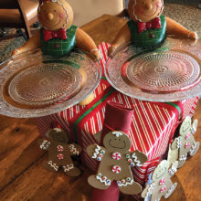 These gingerbread men will be raffled at the December 11 holiday luncheon; photo by Diane Quinn