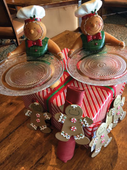 These gingerbread men will be raffled at the December 11 holiday luncheon; photo by Diane Quinn