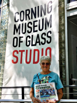 Resident Laura Andrew recently enjoyed the Corning Museum of Glass in New York.