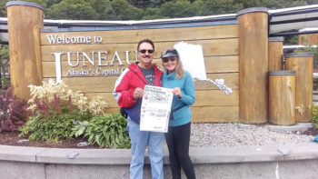 Congratulations to Steve and Kathy Brown who celebrated their 44th anniversary on an Alaskan cruise.