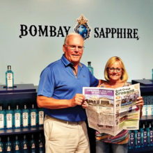 Lin and Steve Sanford vacationed in Hampshire, England and visited the famed Bombay Sapphire Distillery at historic Laverstoke Mill.