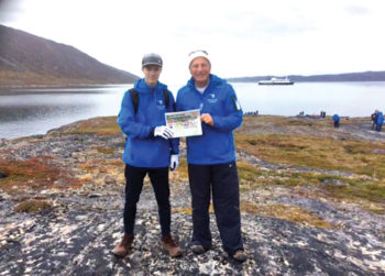 Traveling with family, particularly grandson Eben Thorpe, is a dream come true and Grandpa Rick Thorpe enjoyed this vacation in Norde Stromfjord, Greenland.