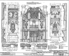 Church plans made as part of a Federal Public Works Administration Program in 1940. Plans furnished by the U.S. Department of Interior.