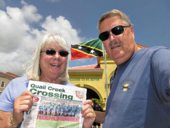 Paul and Gail Lischeid enjoyed "lots of sun and too much food" on their Eastern Caribbean excursion.