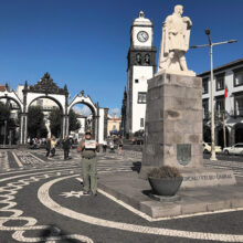 Bob and Patricia Sly visited Ponte Delgada on the Azores Island of Sao Miguel, Portugal.