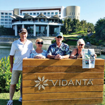 The Duvals and Hassons enjoyed a week of warm weather in Vidanta, in Nuevo Vallarta.