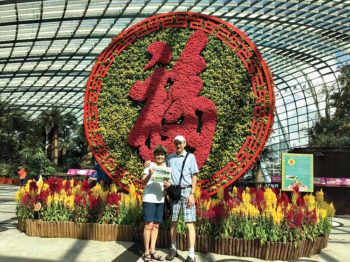 Roger Oravetz and Julie Daines recently visited the Gardens by the Bay in Singapore.