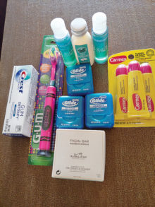Hygiene products for homeless and hospitalized veterans.