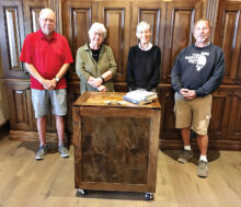 Left to right: Phil Geddes, Joan Stoddart, Susan Warburton, and Gary Nieberger
