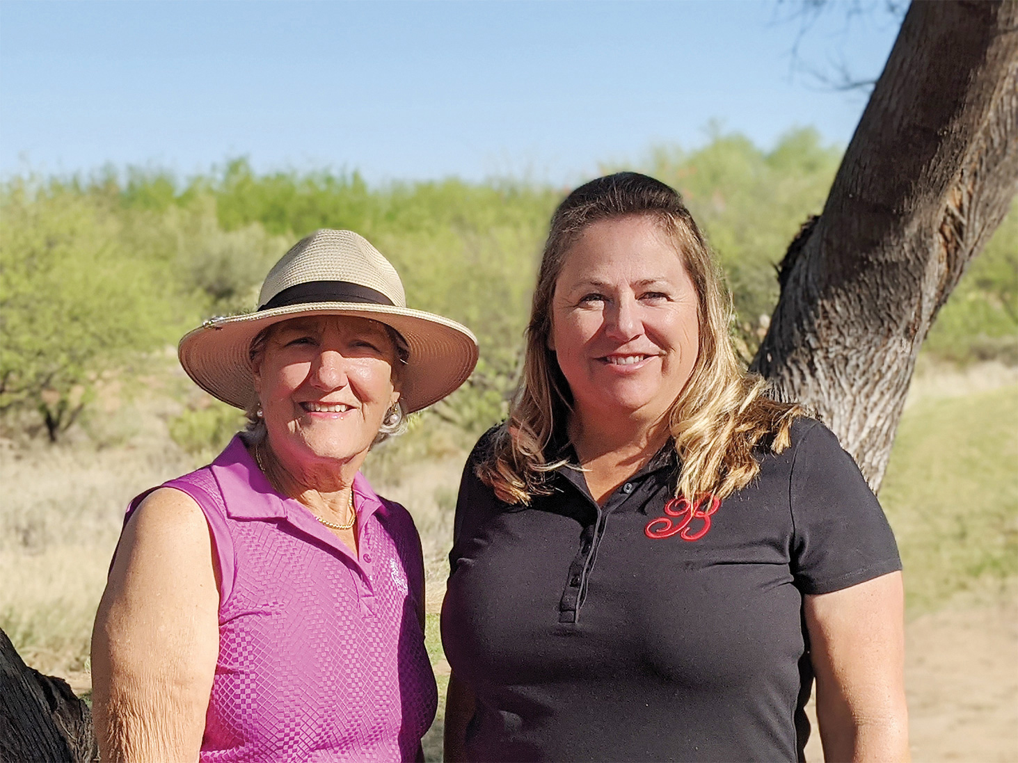 2021 Champions Kathy Linn (Low Net) and Bobbi Jo Rathvon (Low Gross) (Picture by Janet Johnson)
