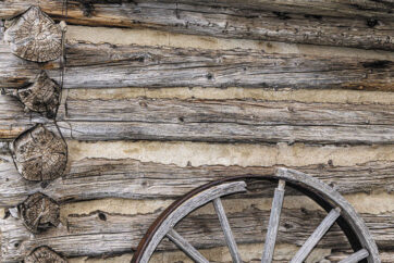 Jeff Krueger won first place with his photo Ranch Cabin.