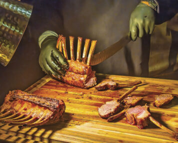 Second: Chef with Carving Knife (photo byJim Burkstrand).