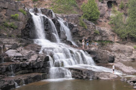 Jim Burkstrand, Enjoying Gooseberry Falls