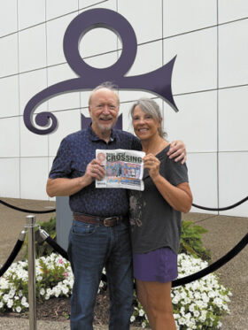 Bill and Jean Becken at Prince's Paisley Park in Chanhassen, Minnesota.
